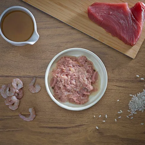 FISH4CAT 猫缶シリーズ ツナ&エビ - 画像 (3)