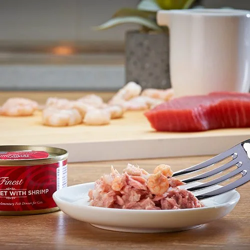 FISH4CAT 猫缶シリーズ ツナ&エビ - 画像 (4)