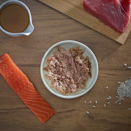 FISH4CAT 猫缶シリーズ ツナ&サーモン - 画像 (4)